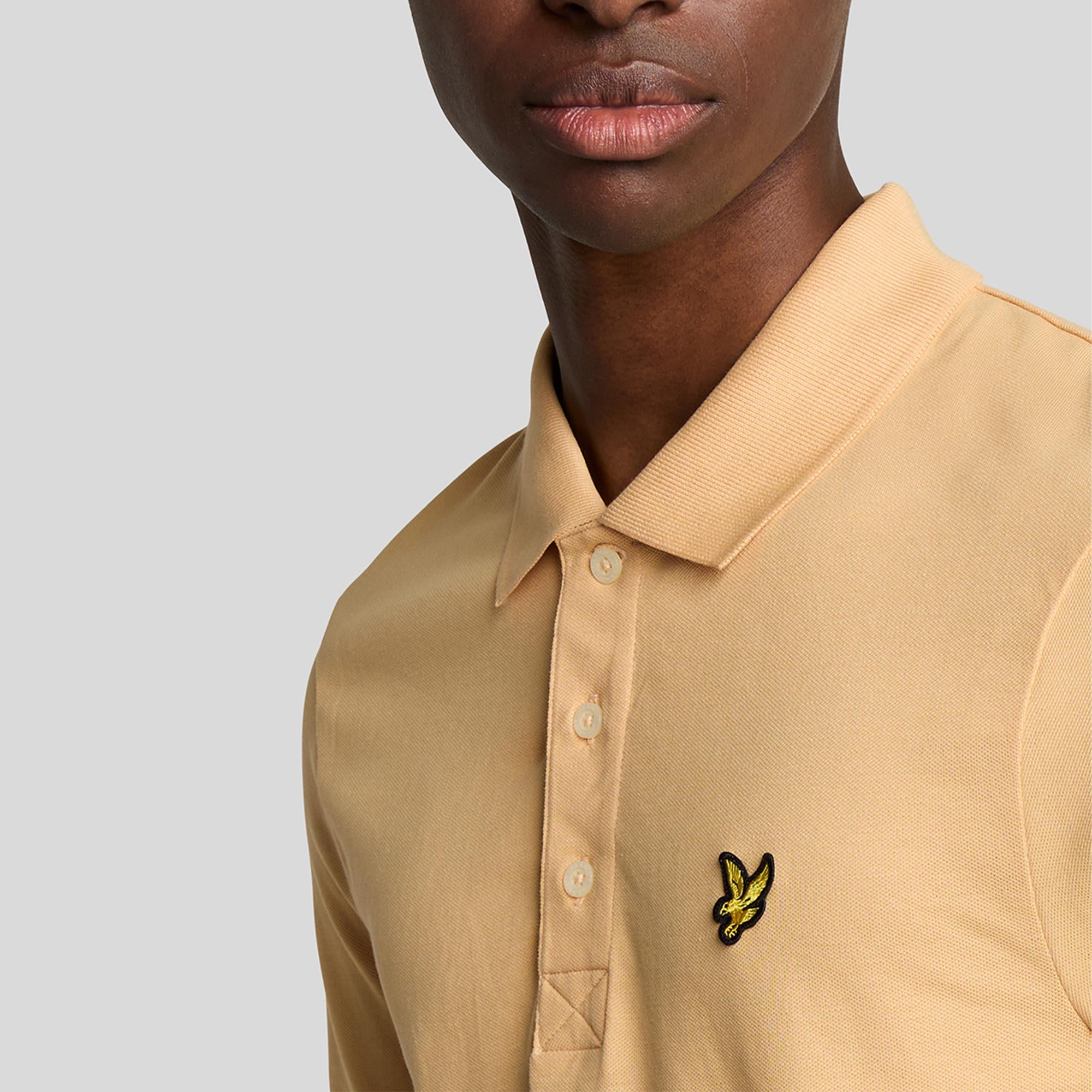 Lyle & Scott Plain Mens Polo Shirt Sherbet